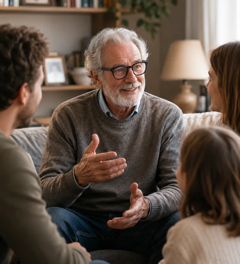 grandfather-family-conversation